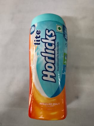 Lite horlicks nourishment for active adult regular malt flavour jar