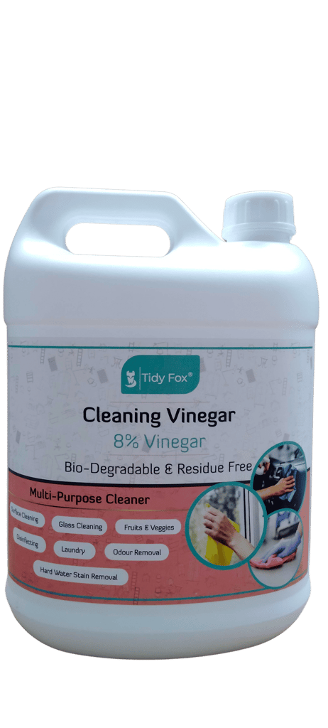 Tidy Fox Cleaning Vinegar / All Purpose Cleaner / 8% Vinegar / 5 litre