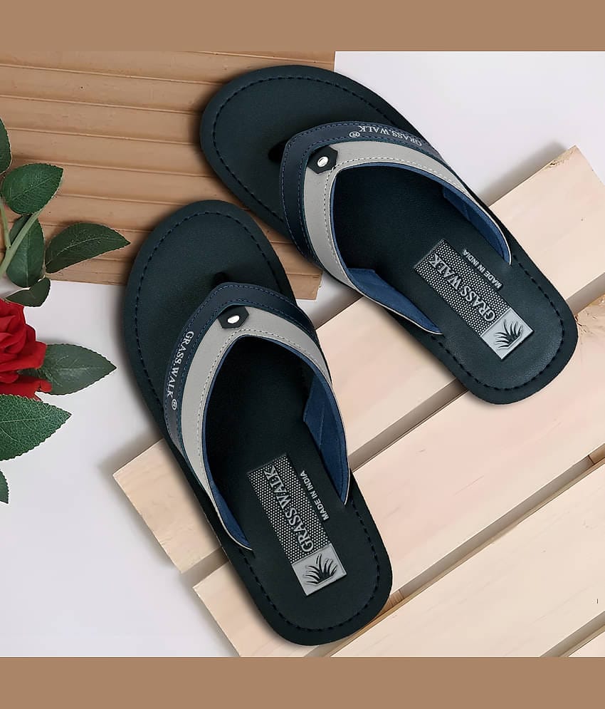 GRASS WALK Tan Men's Thong Flip Flop