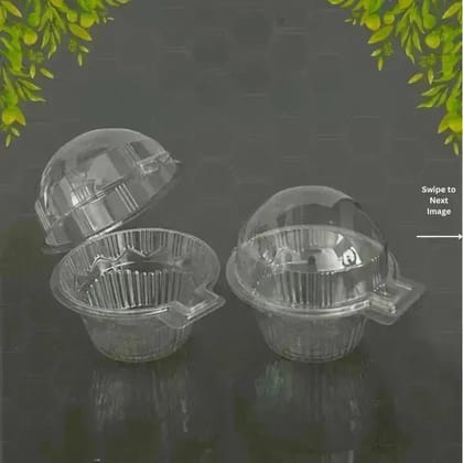 1 Cavity Muffin Cupcake Box (Pack of 50) - NO COD