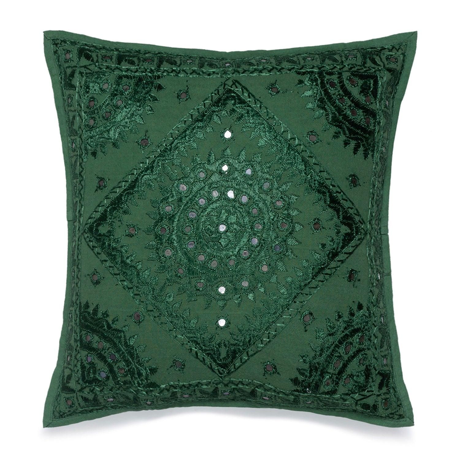 Mirrorwork Cushion Cover - 16x16