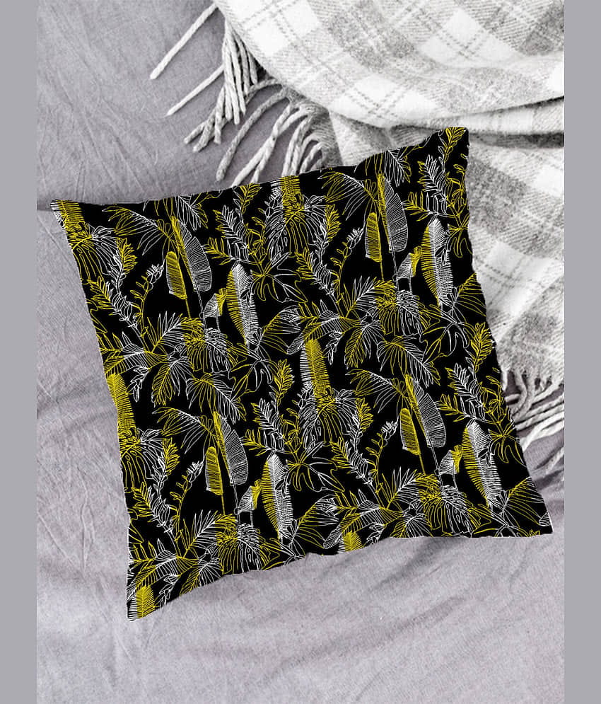 Houzzcode - Water Repellent Blue Polyester Pillow Covers 40x40x3 ( Pack of 1 )