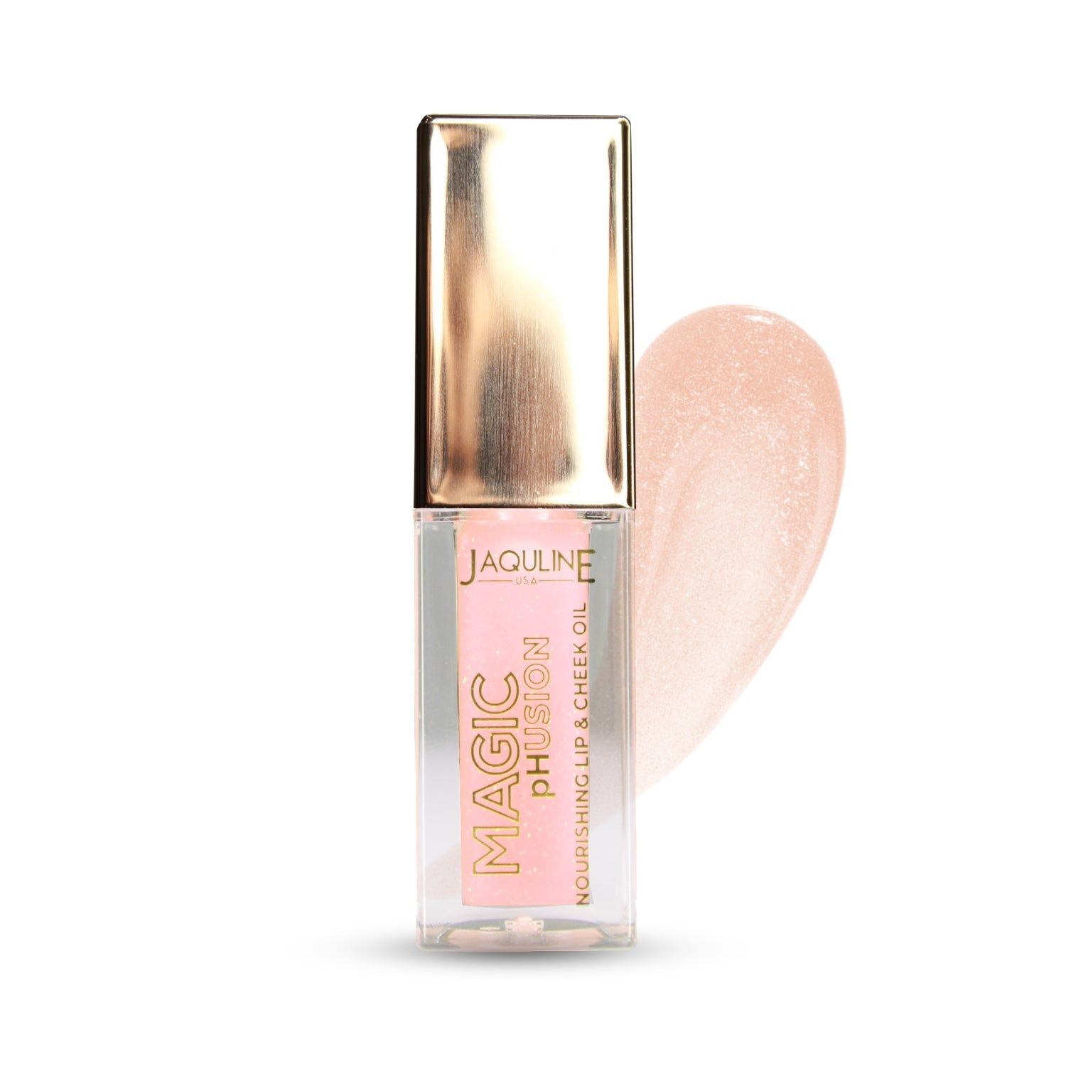 Jaquline USA Magic Phusion lip & Cheek oil, Long Lasting Nourishment Non-Sticky & glossy Heals & Moisturizes Lips Shining Starlight- 5ml