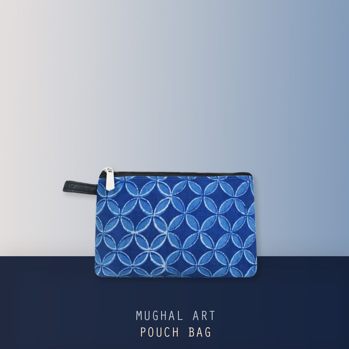 Mughal Art Block Printed Pouch