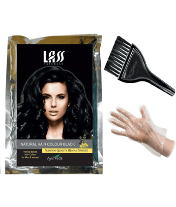Lass Naturals Temporary Hair Color Black 100 gm