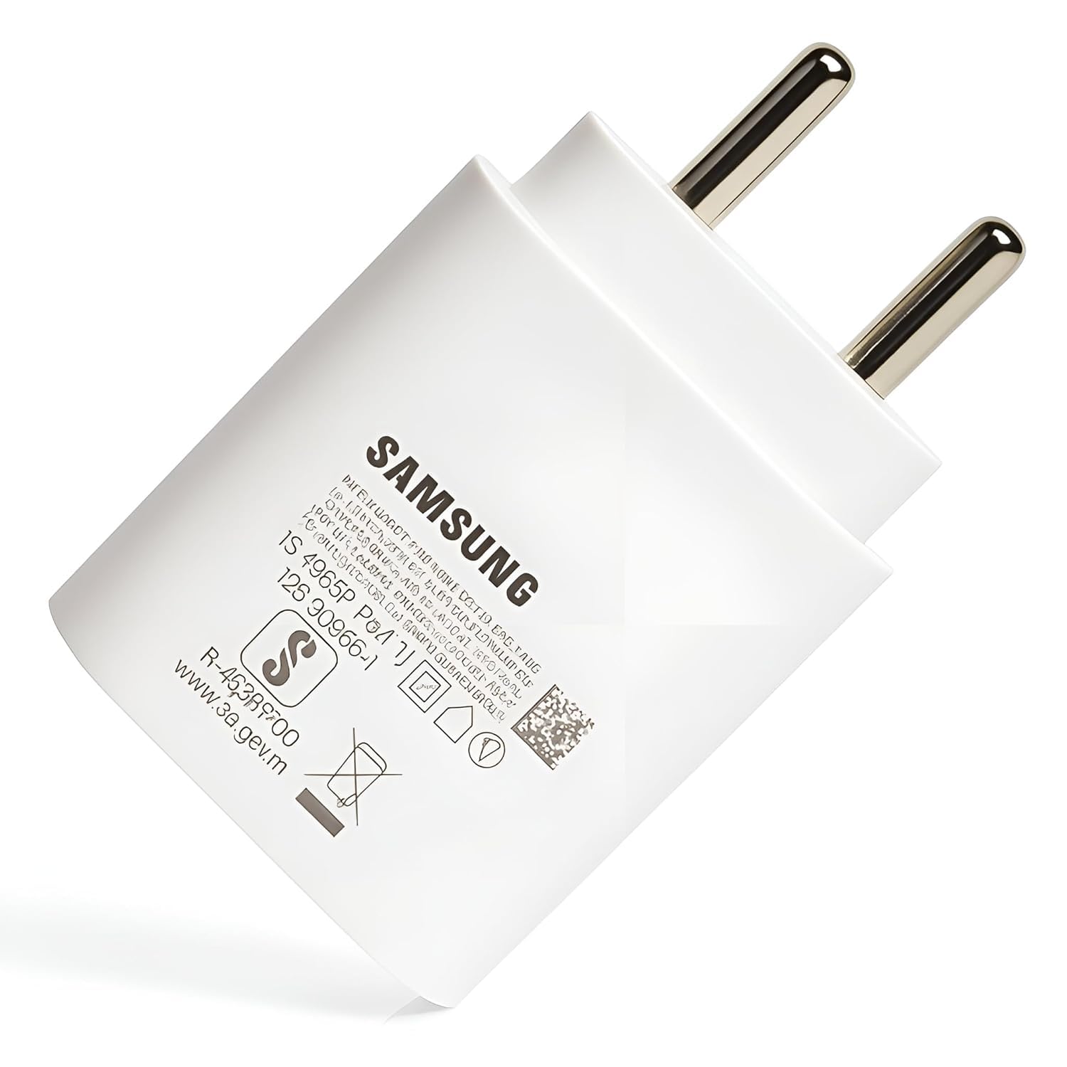Samsung 25W USB-C Super Fast Adapter (White) | for Galaxy S25, S24, S22/Plus/Ultra/FE/Edge, S24fe/Z Fold/Flip 7/6/A/M/F/06/36/16/17/35,56/55/26/05/15/14/06/5G/4G, Tab/A9/A8/A7/S10/S9/S8, 25 w Charger