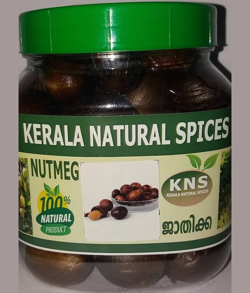 KERALA NATURAL SPICES KERALA NATURAL SPICES DRY NUTMEG FULL 500 gm