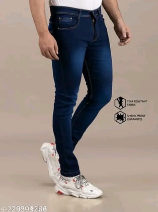 Men Denim Slim Fit Stretchable Jeans