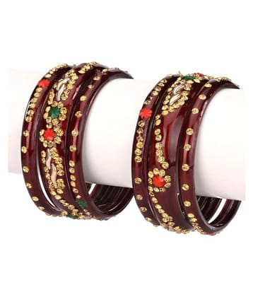 Somil Bridal Wedding Collection Party Festival & Bangle Set Designer Ornamented-N34_2.4 - None