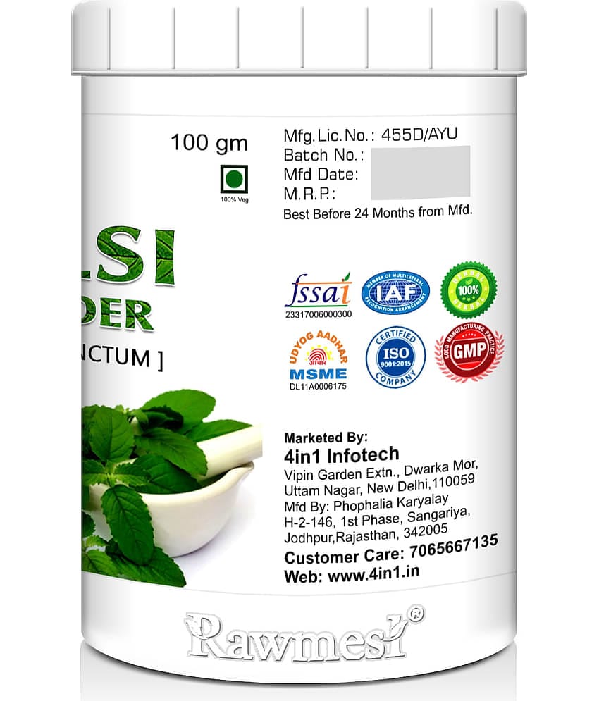 rawmest Tulsi Powder 400 gm Vitamins Powder