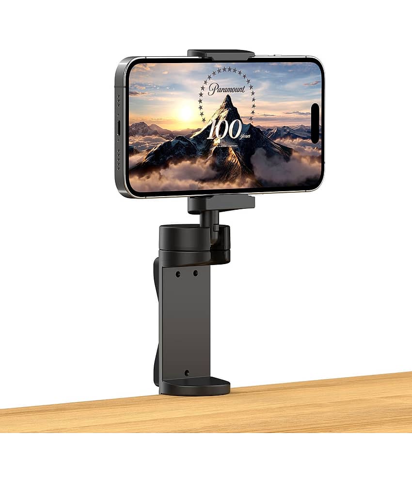 Portronics Adjustable Mobile Stand for Smartphones ( Black )