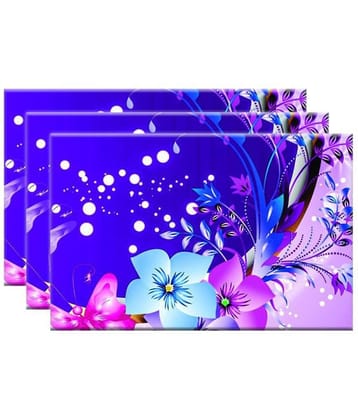 Multicolor PVC Fridge Mats (Pack of 3)