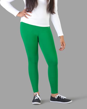 Kids Cotton Ankle Legging-20 / Lucky Bamboo