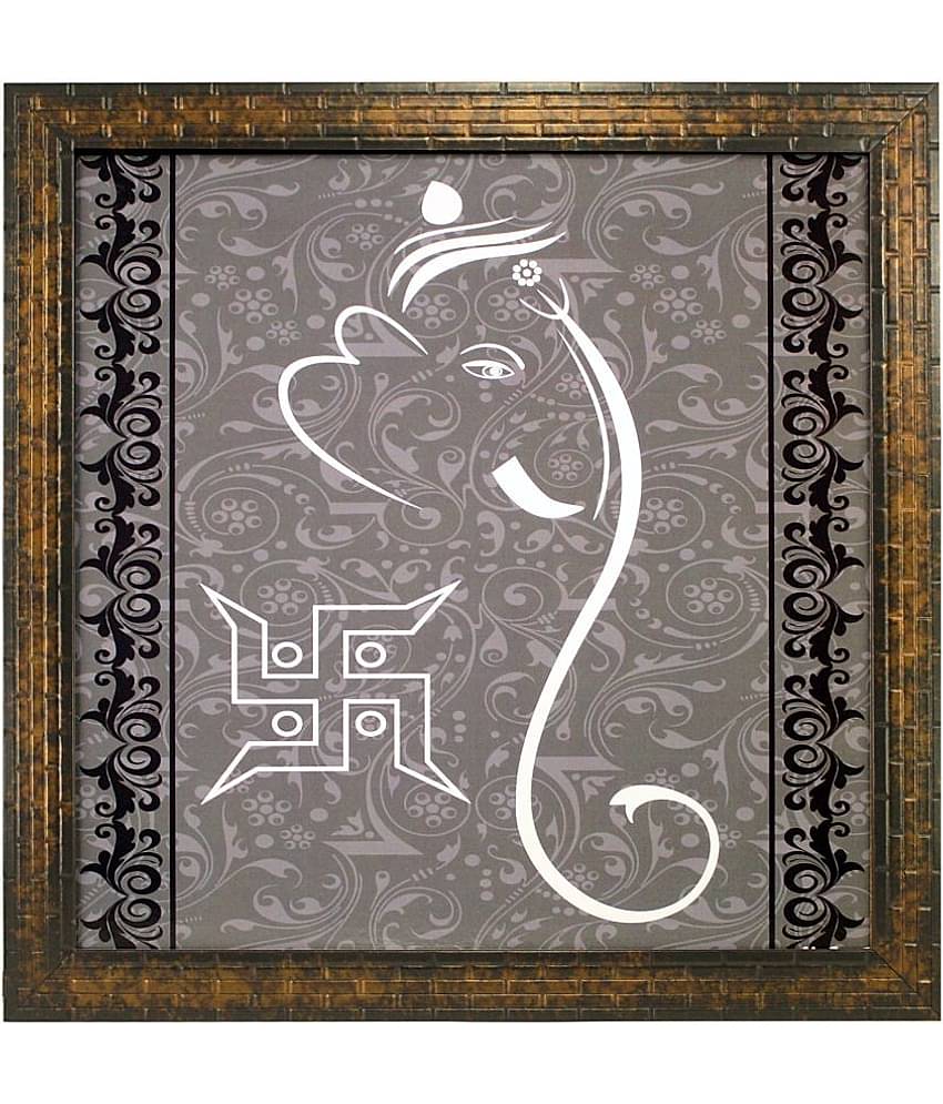 Indianara Synthetic Painting With Frame