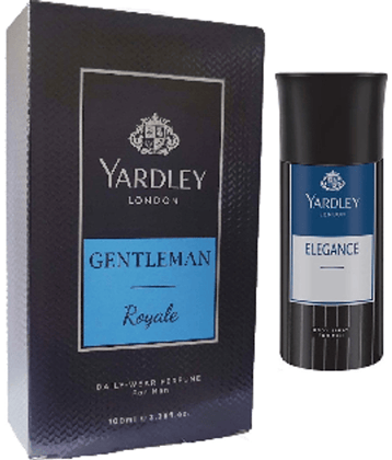 YARDLEY LONDON 1 COUNTRY BREEZE DAILY WEAR PERFUME , 100 ML  . 1 LONDON MIST REFRESHING BODY SPRAY  150 ML.PACK OF 2 .