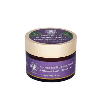 AVP Nalpamaradi Coconut Oil Balm 40gm|| Helps Detan, Reduces Dark Spots, Enhances Natural Skin Tone and Protects Skin from The Sun And Pollution