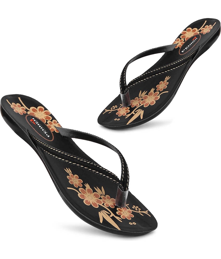 PENNEN Black Women's Flats
