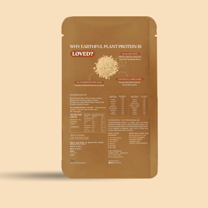 Earthful Honest Plant Protein-Alphonso Mango Earthful Honest Plant Protein-Alphonso Mango
