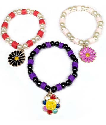 DAIVYA WELLNESS - Multicolor Bracelet ( Pack of 3 )