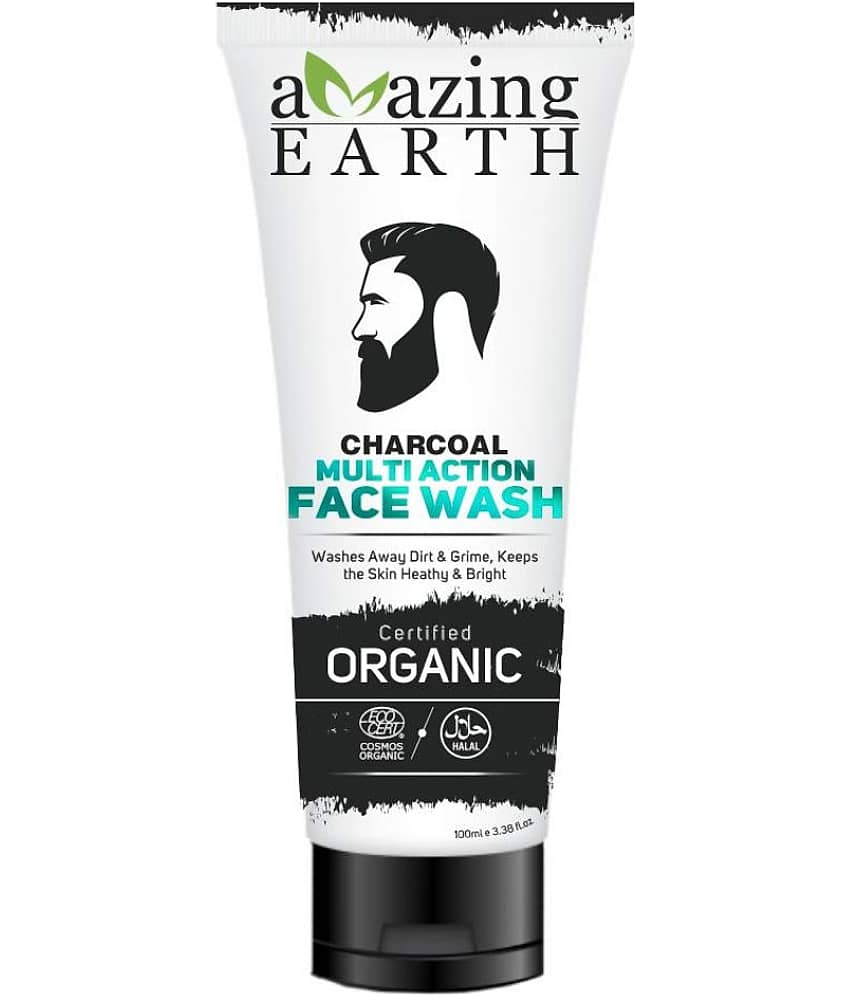 AMAzing EARTH Charcoal Multi-Action Face Wash 100 ml