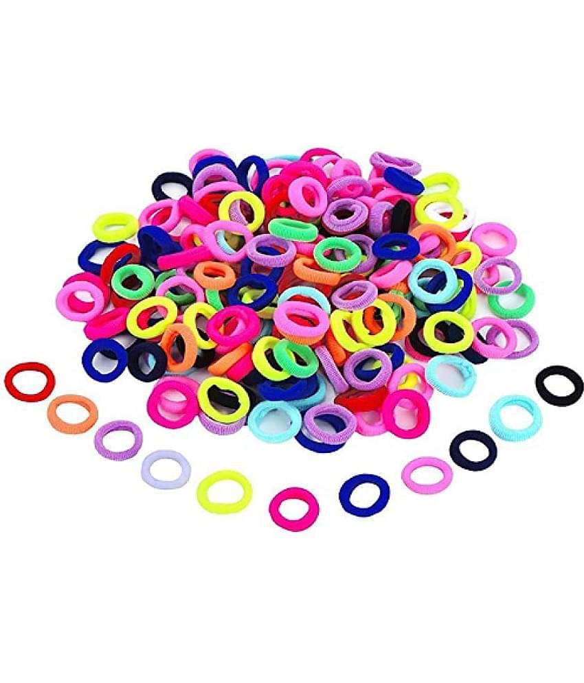 Baby Girl's Mini Hair Rubber Bands - 96 pcs