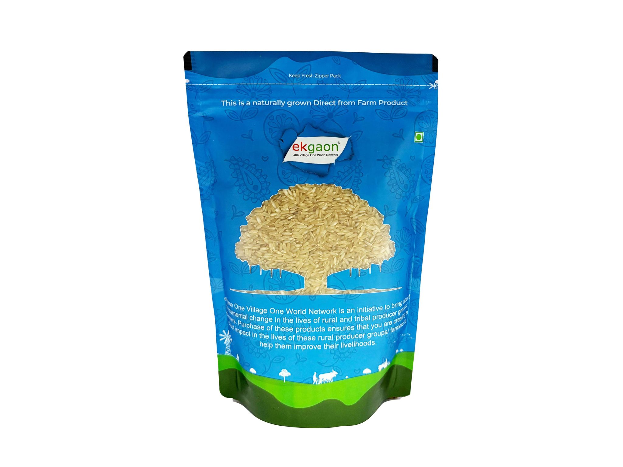 Ekgaon Brown Rice (Hand Pound) (500g)