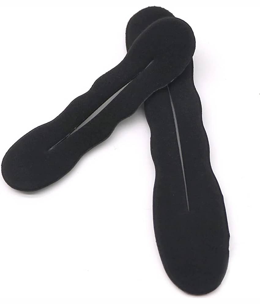 VSAKSH Women's Black Casual Hair Bun Styling Tool