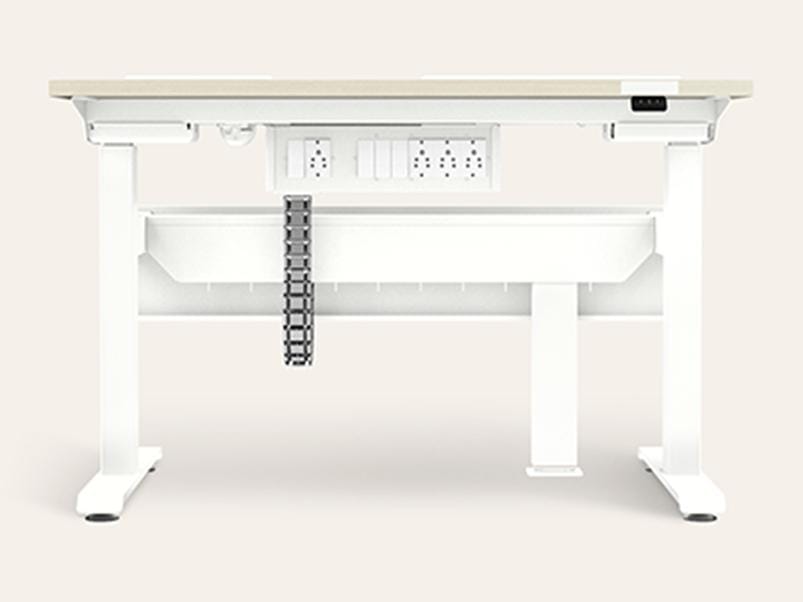 MoveUp - Standard Size Adjustable Height Study Table - 1-Year Warranty, Highland Pine
