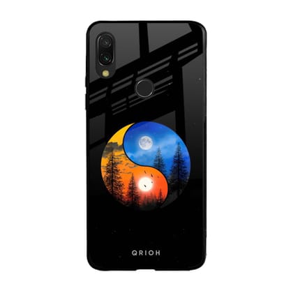 Yin Yang Balance Glass Case for Xiaomi Redmi Note 7 Pro