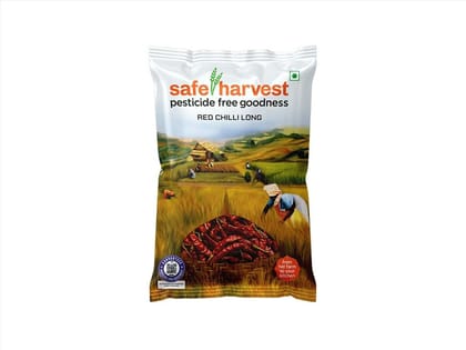 Safe Harvest Pesticide Free Red Chilli Long 200g