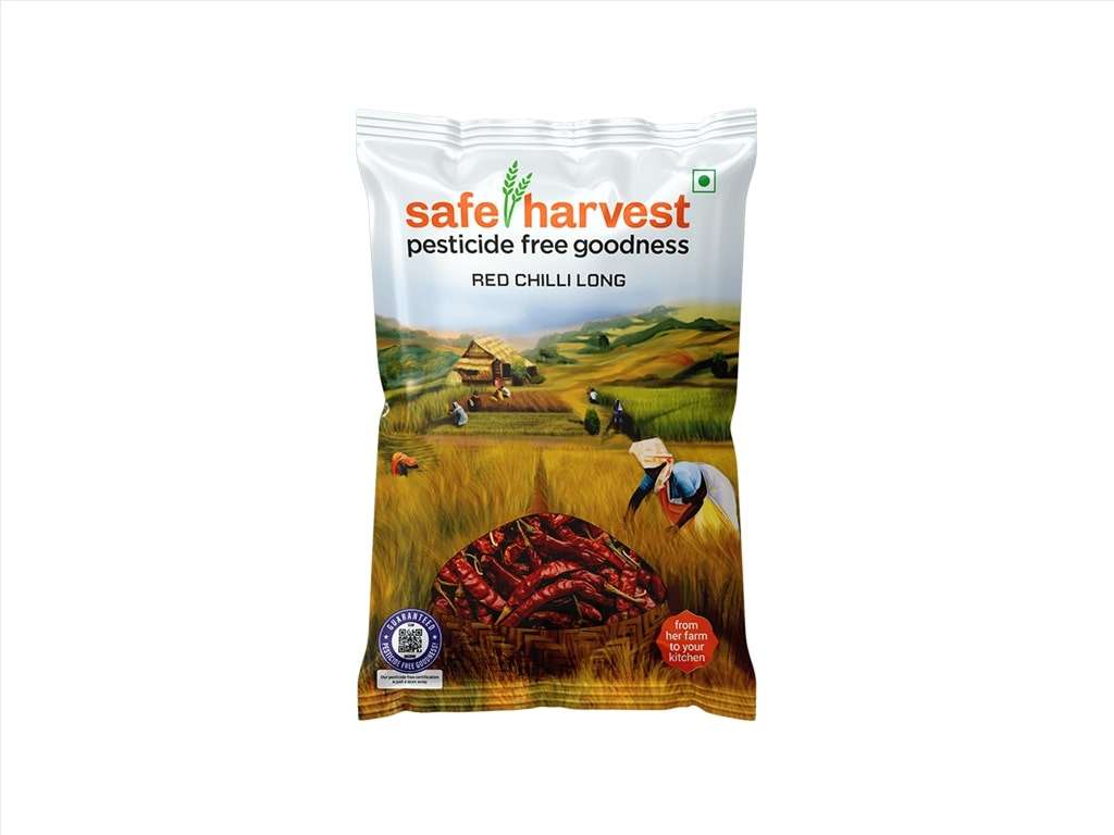 Safe Harvest Pesticide Free Red Chilli Long 200g
