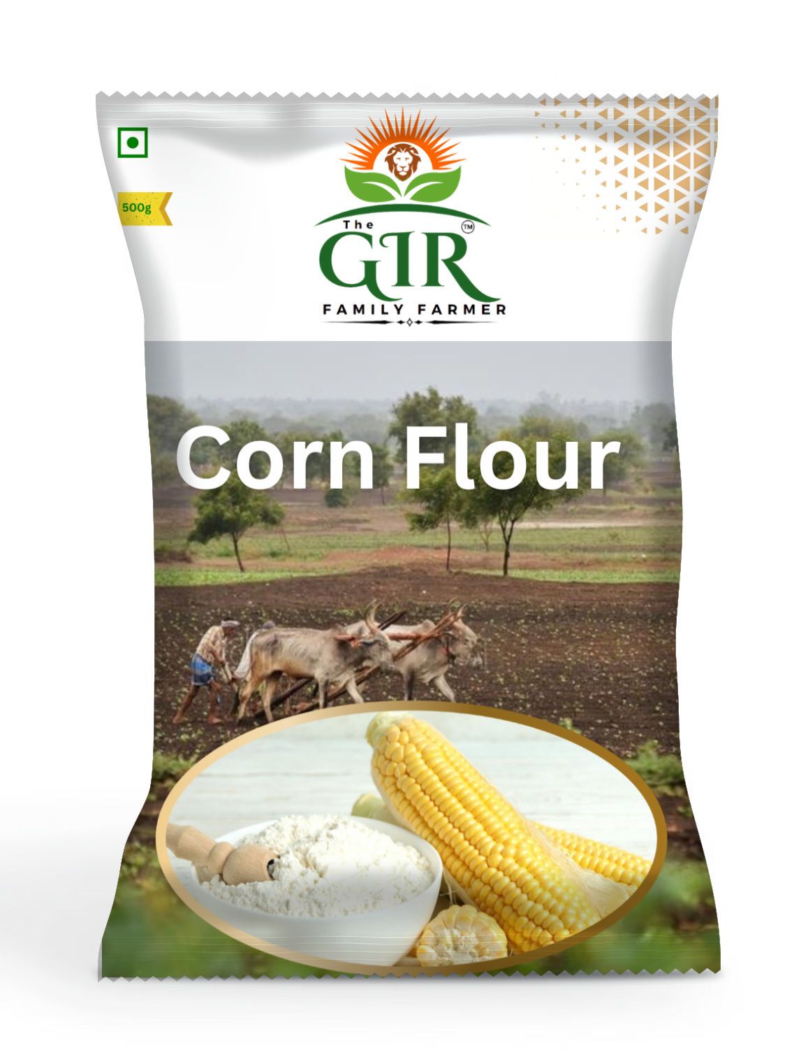 THE GIR Whole Corn Flour - 500g | Natural Gluten-Free Corn Flour