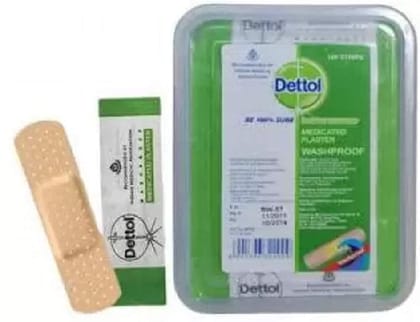 Dettol Plaster Bandage Adhesive Band Aid (Set of 100)