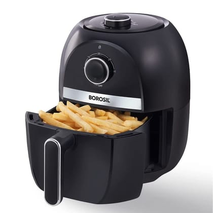 Borosil Best Air Fryer, Air Fryer for Home, Timer Selection, Adjustable Temp Control, 2.8 L Capacity Borosil Best Air Fryer, Air Fryer for Home, Timer Selection, Adjustable Temp Control, 2.8 L Capacity