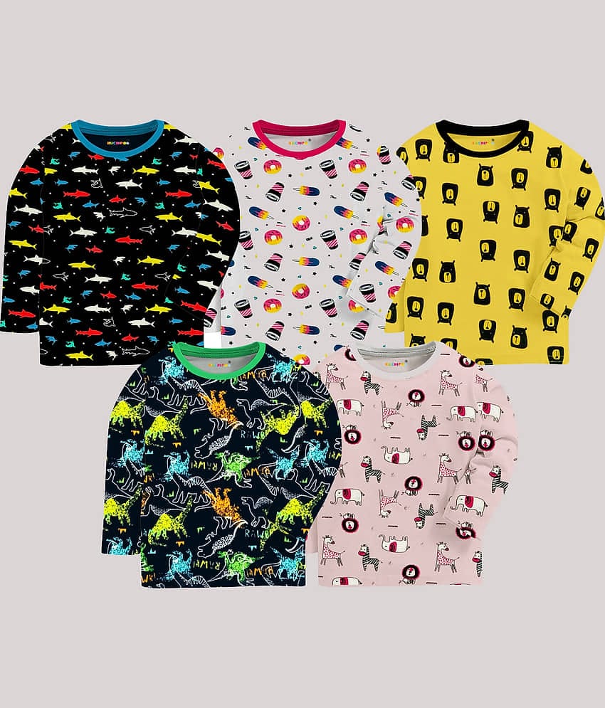 Kuchipoo Pack of 3 Boys Cotton T-Shirt ( Multicolor )