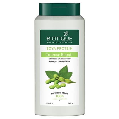 Biotique Soya Protein Intense Repair Shampoo 340ml Biotique Soya Protein Intense Repair Shampoo 340ml