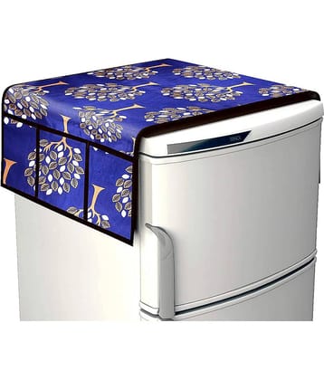 Polyester Fridge Top Cover 55x97 Cm (Pack of 1) - Brown