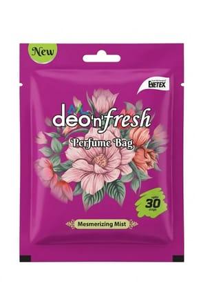Deo'n'Fresh Perfume Bag, Mesmerizing Mist Scent, Eliminates Bad Odour, up to 30 Days, 10g Each, Pack of 8