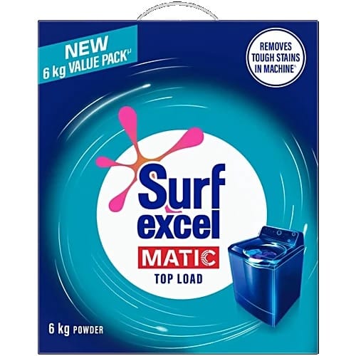 Surf Excel Matic Top Load Detergent Powder, 6 kg