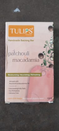 Tulips Handmade bathing bar Patchouli Macadamia Tulips Handmade bathing bar Patchouli Macadamia