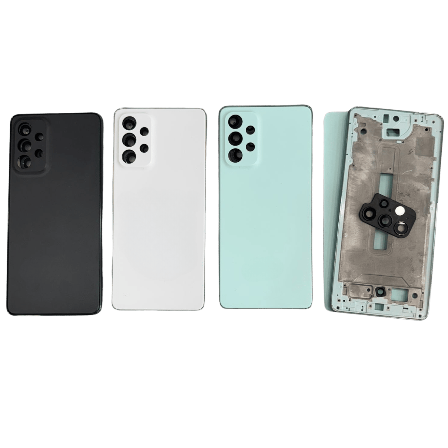 Complete Housing Body for Samsung Galaxy A73 Back Panel with Bezel-White