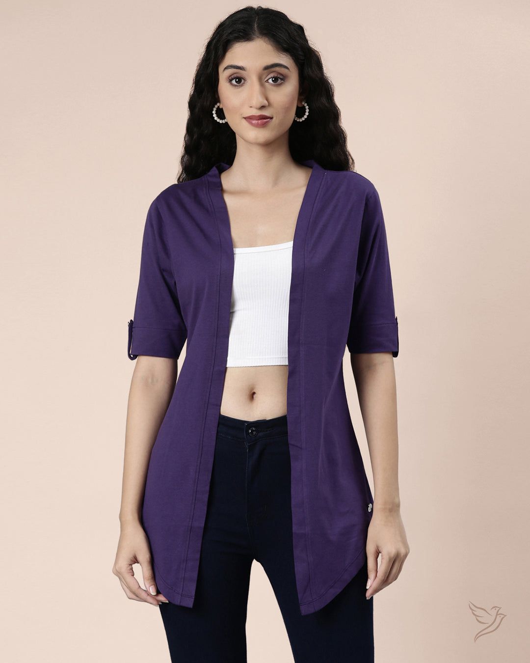 Shrug High Low - Purple-S / Purple