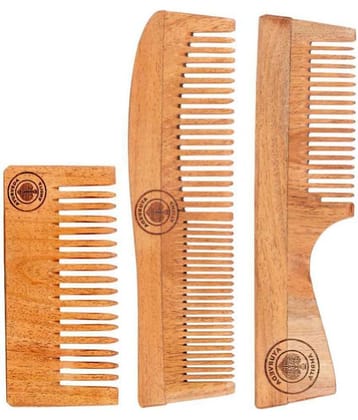 Ayurveda Amrita - Wide Tooth Comb For All Hair Types ( Pack of 3 )