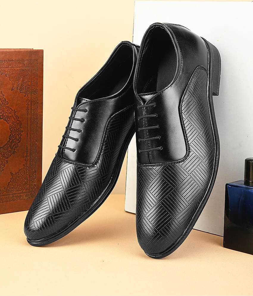 Prolific Black Men's Brogue Formal Shoes
