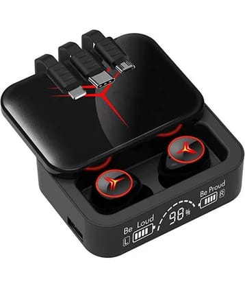 VEhop M88 PLUS Power Bank Earbuds with Display in Ear TWS Bluetooth Earbud with Low Latency Gaming Headphone Earphone