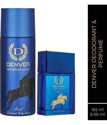 Denver Goal Deodorant Spray for Men 225 ml ( Pack of 2 )