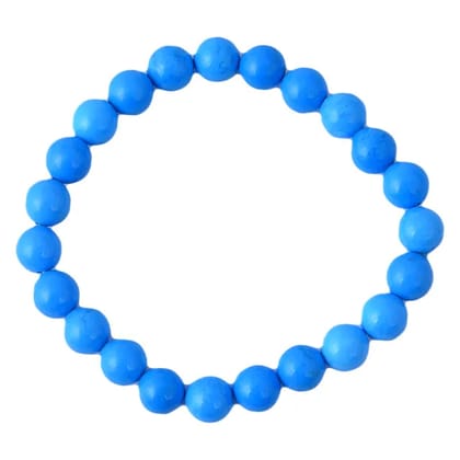 Turquorise Bracelet Healing and Vastu, Meditation, Protection Stylish Bracelet for Girls/Boys/Women(KI_129)  by Krishna Impex