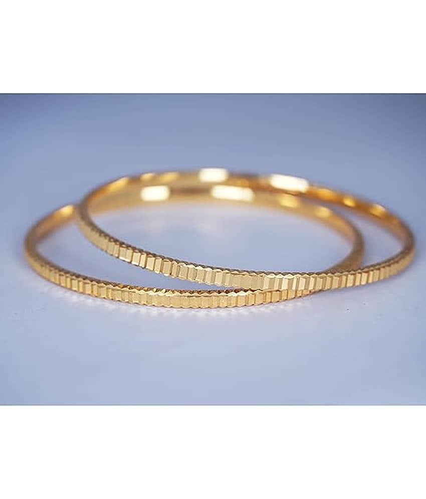 JFL - Jewellery For Less Gold Bangle Set ( Pack of 1 )