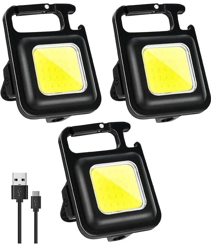 MIRADH Metal Light Keychain ( Pack of 3 )