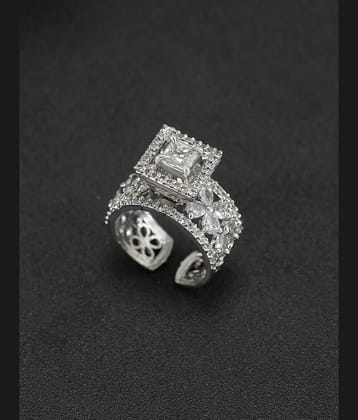 Ak Enterprise Silver Rings ( Pack of 1 )
